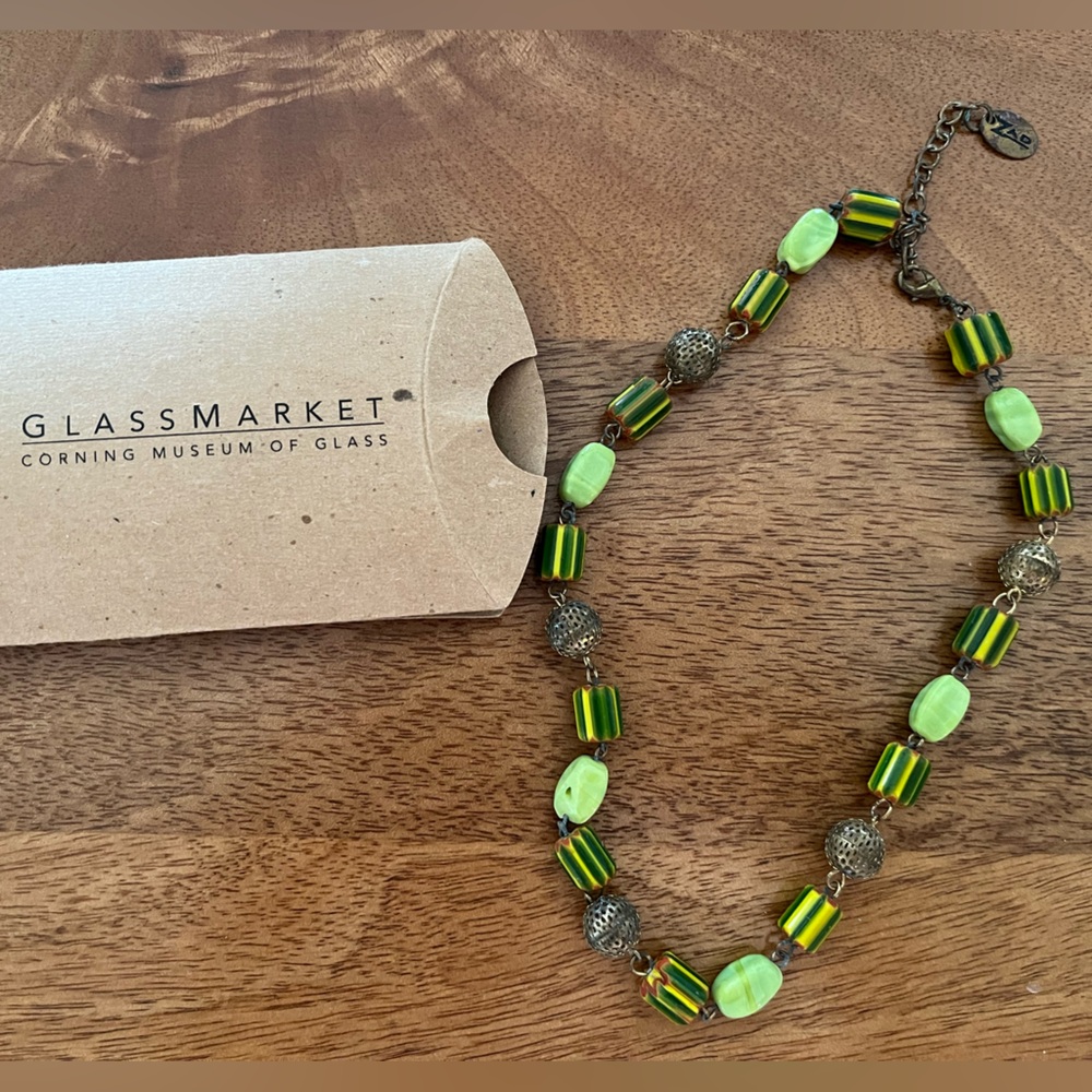 Green Glass Necklace